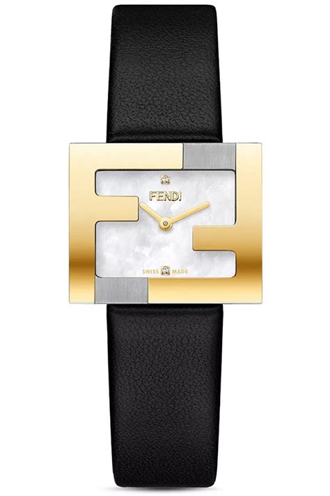 fendi two tone watch|fendi watch with ff logo.